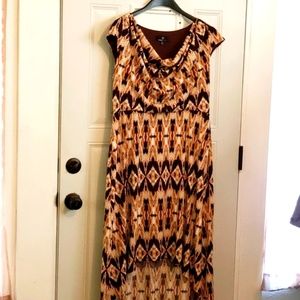 Ikat print dress 16